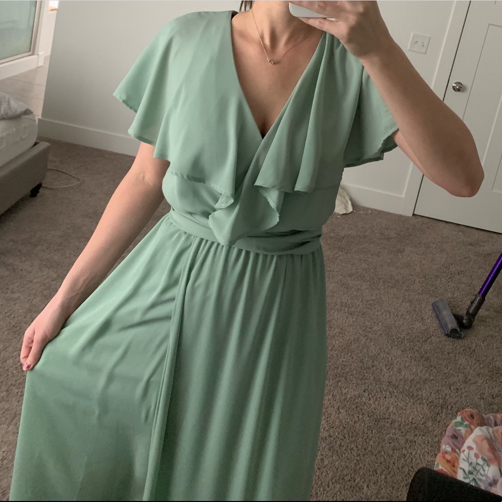 Showmeyourmumu mint dress bridesmaid